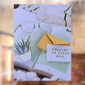 Beste geschenk voor het boekenliefje raamsticker (Vel 2)