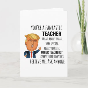 Beste Geschenk voor Leraren Kaart
