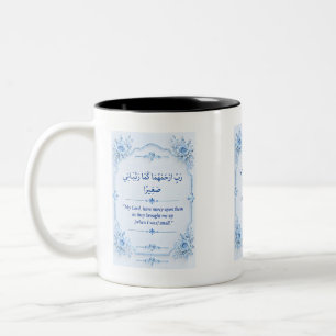 Beste geschenk voor ouders tweekleurige koffiemok