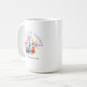 Beste Geschenk voor Wetenschapsleraar Koffiemok (Voorkant links)