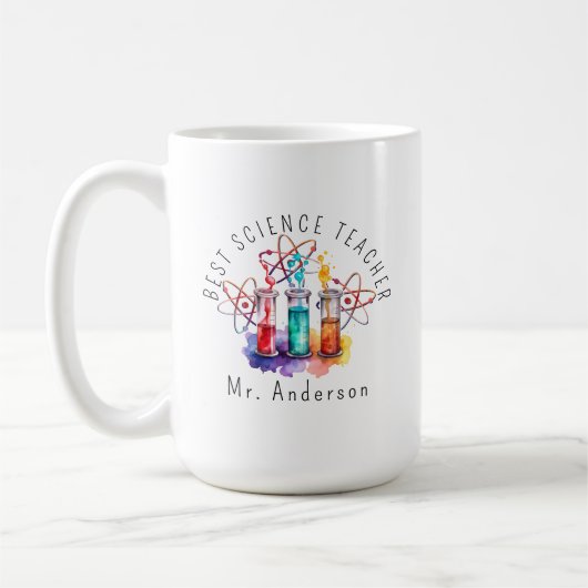 Beste Geschenk voor Wetenschapsleraar Koffiemok (Links)