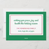 Beste geschenken ooit 3 Foto Feestdagenkaart (Achterkant)