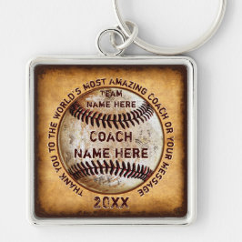 Beste geschenken voor baseballcoaches aan het eind sleutelhanger