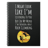 Beste geschenken voor bergbeklimmers klimsport notitieboek (Voorkant)