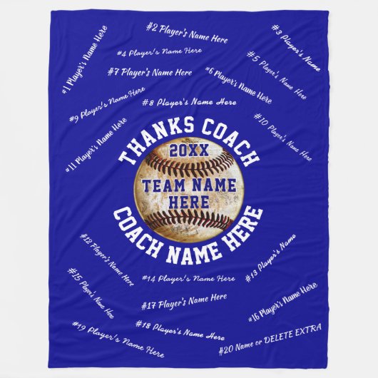 Beste geschenken voor coaches aan het einde van he fleece deken (Voorkant)