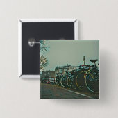 Beste geschenken voor fietsers 2022 vierkante button 5,1 cm (Voorkant /achterkant)