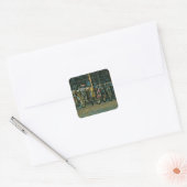Beste geschenken voor fietsers 2022 vierkante sticker (Envelop)
