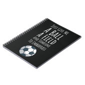 Beste geschenken voor voetballers voor hem sportte notitieboek (Linkerzijde)