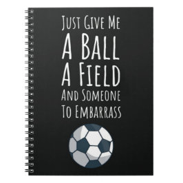 Beste geschenken voor voetballers voor hem sportte notitieboek