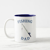 Beste "GEVISTE DAD" ooit! Vaderdag Tweekleurige Koffiemok (Links)