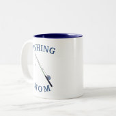 Beste "GEVISTE MOM" ooit! Moederdag Tweekleurige Koffiemok (Voorkant links)