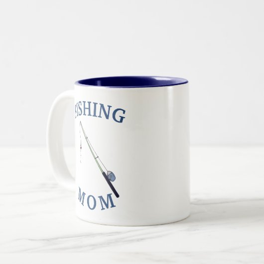 Beste "GEVISTE MOM" ooit! Moederdag Tweekleurige Koffiemok (Voorkant links)