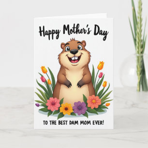 Beste geweldige mama Moederdag kaart