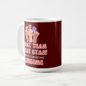 Beste geweldige teamstaf bedankt voor je waarderin koffiemok (Voorkant links)