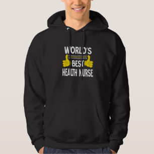Beste Gezondheidsverpleegster Functie Titel Beroep Hoodie