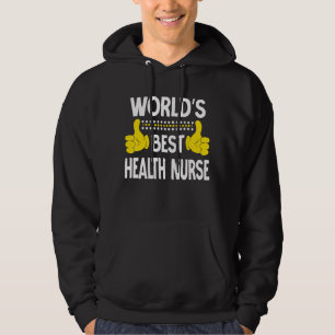 Beste Gezondheidsverpleegster Functie Titel Beroep Hoodie