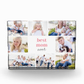 Beste Gift Gepersonaliseerde Kleur Acryl Fotoblok (Voorkant)