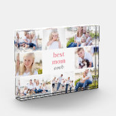 Beste Gift Gepersonaliseerde Kleur Acryl Fotoblok (Links)
