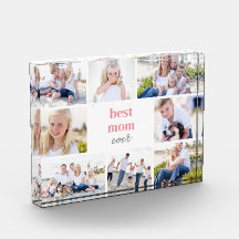 Beste Gift Gepersonaliseerde Kleur Acryl Fotoblok