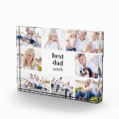 Beste Gift Gepersonaliseerde Kleur Acryl Fotoblok (Rechts)