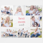 Beste Gift Gepersonaliseerde Kleur Fotodeken Fleece Deken (Voorkant (Horizontaal))