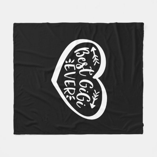 Beste Gigi Ever Grandmoeder Gift Fleece Deken (Voorkant (Horizontaal))