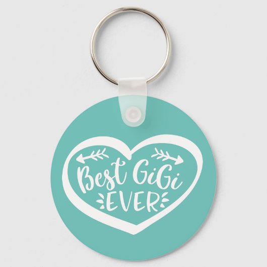 Beste Gigi Ever Grandmoeder Gift Sleutelhanger (Voorkant)