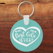 Beste Gigi Ever Grandmoeder Gift Sleutelhanger (Voorkant)