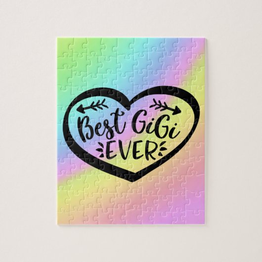 Beste Gigi Ever Heart Gift Legpuzzel (Verticaal)