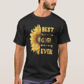 Beste Gigi Ever Moederdag Sunflower Women T-shirt (Voorkant)