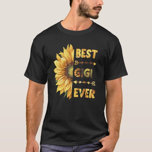Beste Gigi Ever Moederdag Sunflower Women T-shirt (Voorkant)