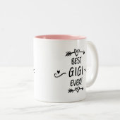 Beste Gigi Ever Tweekleurige Koffiemok (Voorkant rechts)