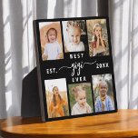 Beste GiGi ooit - Kleinkinderen Fotocollage Fotoplaat<br><div class="desc">Vier de "Beste GiGi Ever" met deze gepersonaliseerde Kleinkinderen Fotocollage Plaque. Met een liefdevol gerangschikte collage van gekoesterde foto's die speciale momenten vastleggen, is deze plaquette versierd met een oprechte boodschap. Gemaakt van hoogwaardige materialen met een strakke afwerking, het is perfect om thuis weer te geven. Deze betekenisvolle aandenken is...</div>