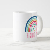 Beste Gigi Ooit Regenboog Grote Koffiekop (Voorkant rechts)