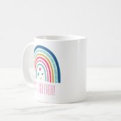 Beste Gigi Ooit Regenboog Koffiemok (Voorkant links)