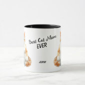 Beste Ginger en Witte Kat Moeder Ooit Mok (Midden)