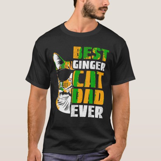 Beste Ginger Kat Pap Ooit Kat Lover T Shirt (Voorkant)