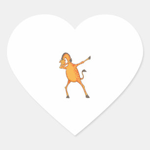 Beste Giraffe Art voor Mannen Vrouwen Volwassen Gi Hart Sticker