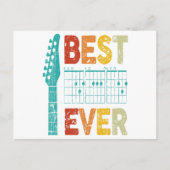 Beste gitaar vader ooit akkoorden beste vader gita briefkaart (Voorkant)