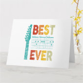 Beste gitaar vader ooit akkoorden beste vader gita kaart (Gele Bloem)