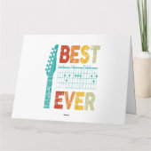 Beste gitaar vader ooit akkoorden beste vader gita kaart (Achterkant)