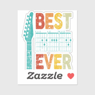 Beste gitaar vader ooit akkoorden beste vader gita sticker