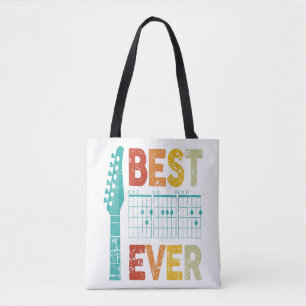Beste gitaar vader ooit akkoorden beste vader gita tote bag