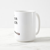 Beste gitaarspeler muziek koffiemok (Voorkant rechts)