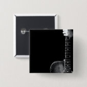 Beste gitarist Gift Vierkante Button 5,1 Cm (Voorkant /achterkant)