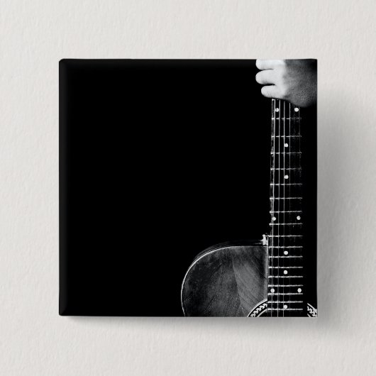 Beste gitarist Gift Vierkante Button 5,1 Cm (Voorkant)