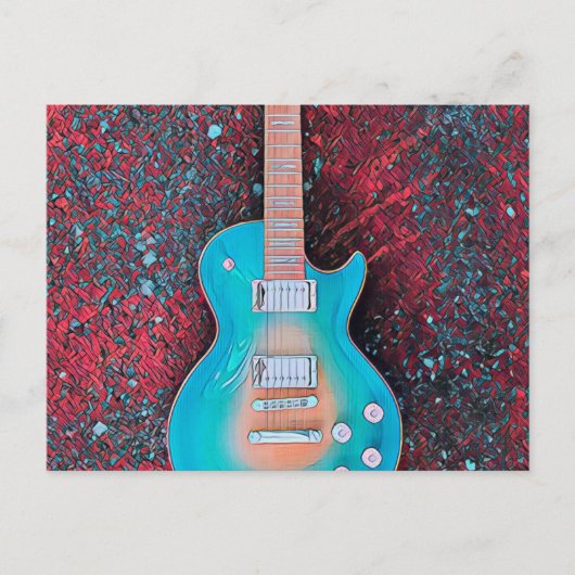 Beste gitarist ooit briefkaart (Voorkant)