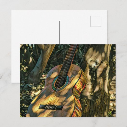 beste gitarist ooit briefkaart (Voorkant / Achterkant)