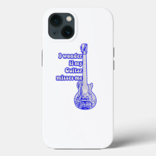 Beste gitarist ter wereld ooit. vintage blauw Case-Mate iPhone case