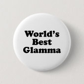 Beste glamma ter wereld ronde button 5,7 cm (Voorkant)